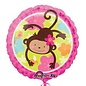 18" Monkey Pink Foil Balloon