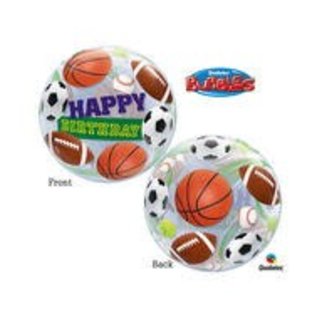 22" Sports Bubbles Foil Balloon