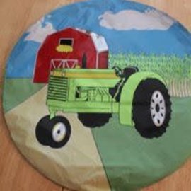 18" Tractor On a Farm Foil Balloon