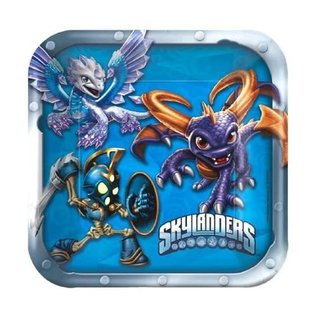 Skylanders 7" Plates