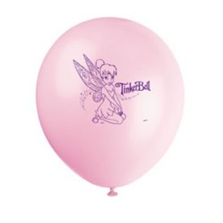 12" Tinkerbell Fairies Printed Latex Balloons