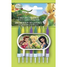 Tinkerbell Fairies Cake & Candle Decorations