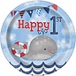 Nautical 1st Birthday 7" Plates
