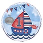 18" Nautical 1st Birthday Foil Balloon