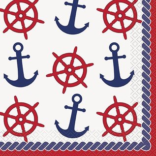 Nautical Anchor Luncheon Napkins