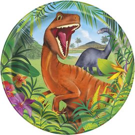 Dinosaur 9" Plates