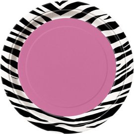 Zebra 7" Plates