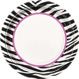 Zebra 9" Plates