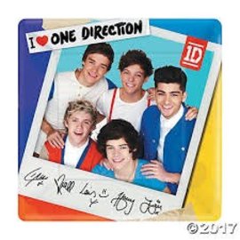 One Direction 9" Plates