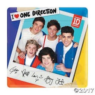 One Direction 9" Plates