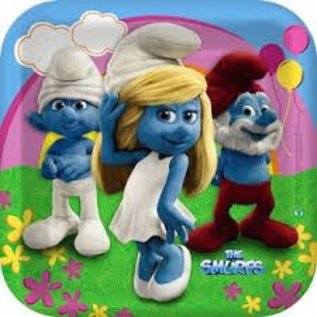 Smurfs 9" Plates