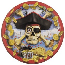 Bounty Pirate 9" Plates