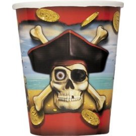 Bounty Pirate 9oz. Paper Cups