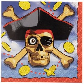 Bounty Pirate Beverage Napkins