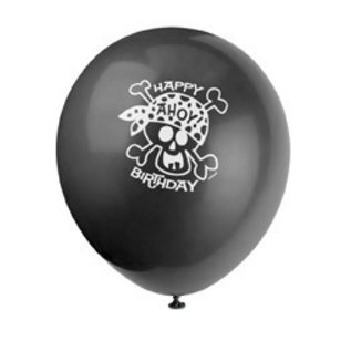 12" Pirate Fun Printed Latex Balloons