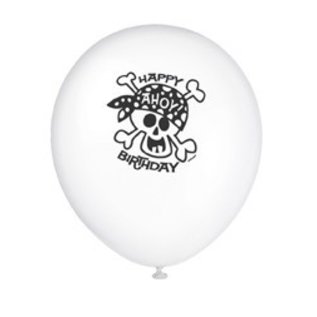 12" Pirate Fun Printed Latex Balloons