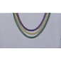 Beaded Necklaces (Green / Gold/ Purple)