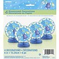 Baby Shower Blue Clothes Pins Mini Table Center Piece Kit 4/pk