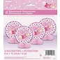Baby Shower Pink Clothes Pins Mini Table Center Piece Kit 4/pk