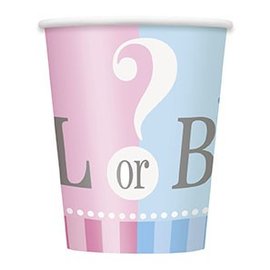 Gender Reveal Baby Shower 9oz. Paper Cups