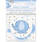 Baby Shower Blue Elephants Jointed Banner