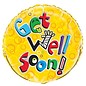 18" Get Well Soon Foil Balloon