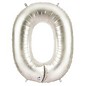 40" Jumbo (Silver) Number Foil Balloons