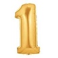 40" Jumbo (Gold) Number Foil Balloons