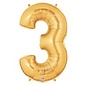 40" Jumbo (Gold) Number Foil Balloons