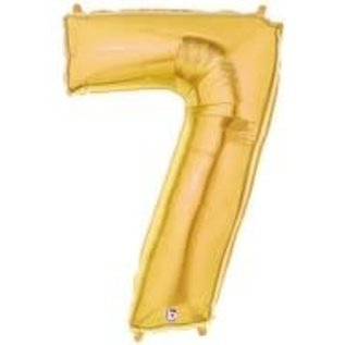 40" Jumbo (Gold) Number Foil Balloons