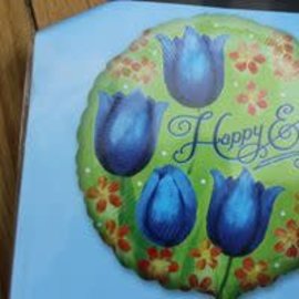 18" Easter Tulip Foil Balloon