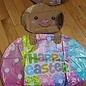 42" Easter Bunny with Holographic Egg Foil Balloon