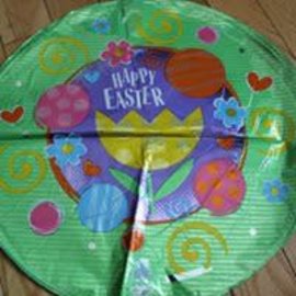 18" Happy Easter Lily Foil Balloon