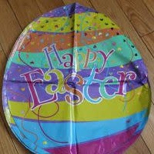 18" Happy Easter Confetti Egg Foil Balloon