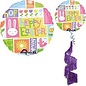 Jumbo Easter Foil Balloon with Foil Coil Weight