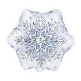 18" Primsim Snowflake Foil Balloon