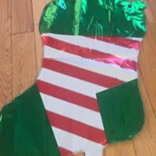 18" Santa Stocking Foil Balloon