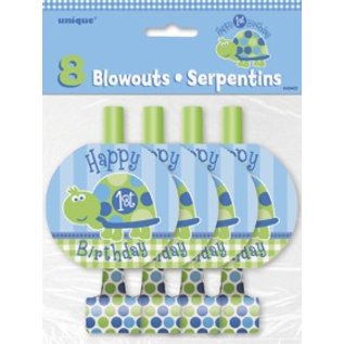 1st Birthday Turtle Blowouts