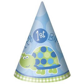 1st Birthday Turtle Party Hats
