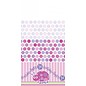 1st Birthday Pink LadyBug Tablecover 54" x 84"