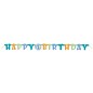 1st Birthday Boy Blue Jointed Banner