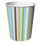 1st Birthday Blue Safari Animals 9oz. Paper Cups