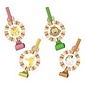 1st Birthday Pink Safari Animals Blowouts 8/pk