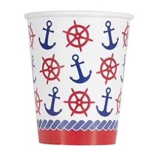 Nautical 9oz. Paper Cups