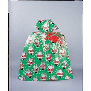 Christmas Gift Bags (Jumbo Plastic) Santa / Snowman (36" X 44")