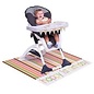 1st Birthday Pink Safari Animals High Chair Kit