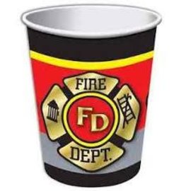 Fire Truck 9oz. Paper Cups