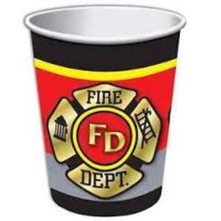Fire Truck 9oz. Paper Cups