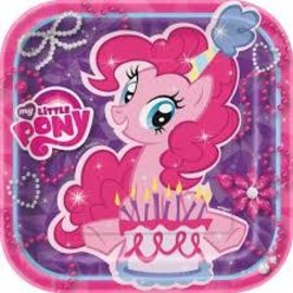 My Little Pony 7" Plates (Square)