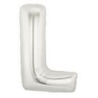 40" Letter L Silver